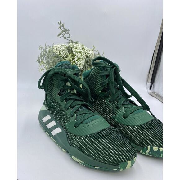Adidas mens Green Pro Bounce 2019 Basketball sneakers M 6.5/wom 8 ART G26168 - Picture 15 of 16